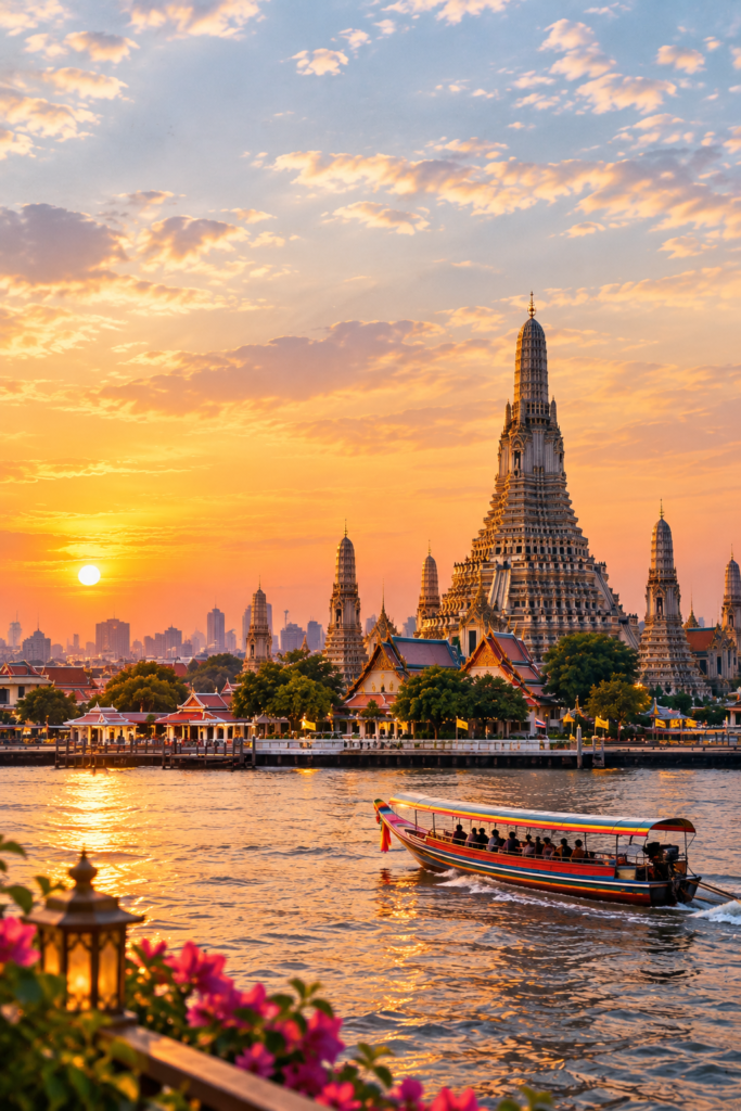 Arrival in Bangkok, Thailand