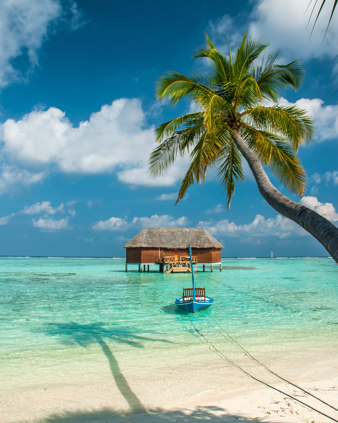 Hulhumale white-sand beach, Maldives