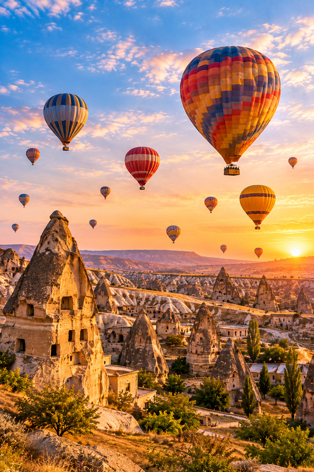 Cappadocia fairy chimneys, Turkey