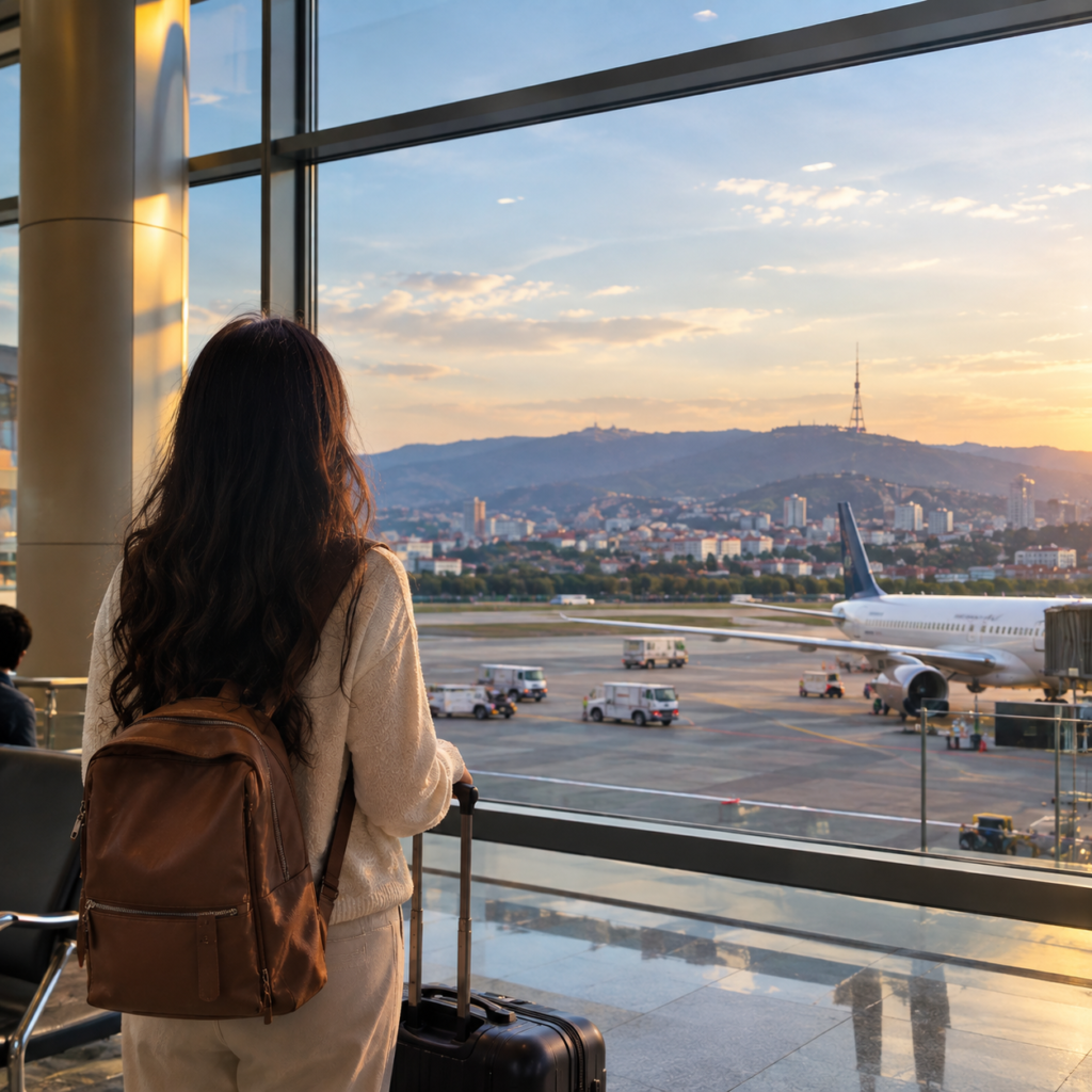 Departure from Tbilisi, Georgia